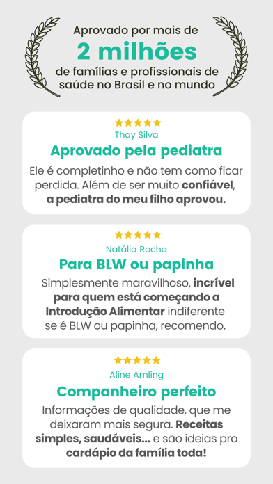 Screenshot #2 pour BLW Brasil - Alimentação Bebês