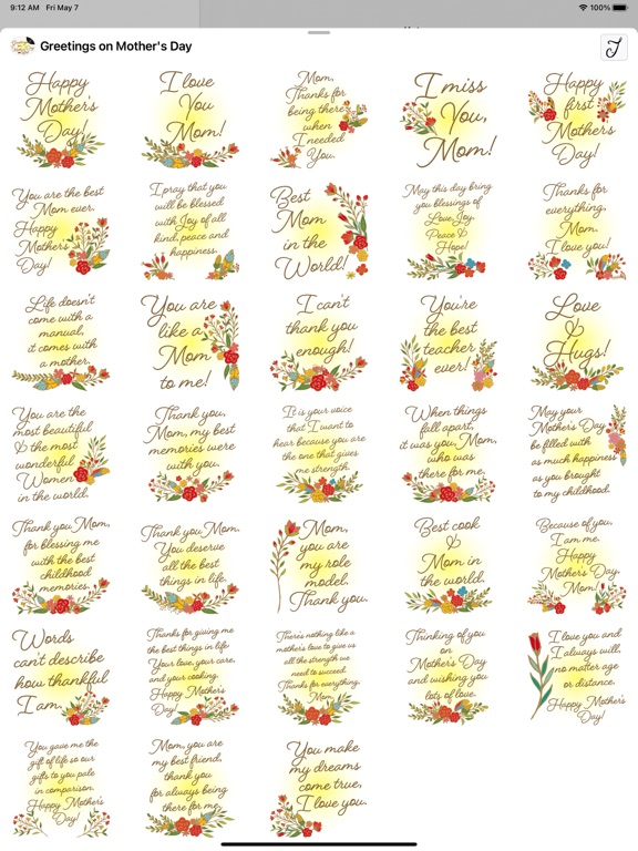 Screenshot #6 pour Greetings on Mother's Day