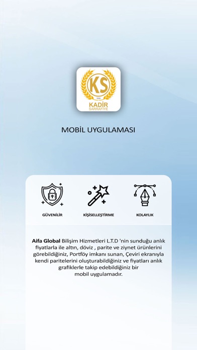 KADİR SARRAFİYE MOBİL Screenshot