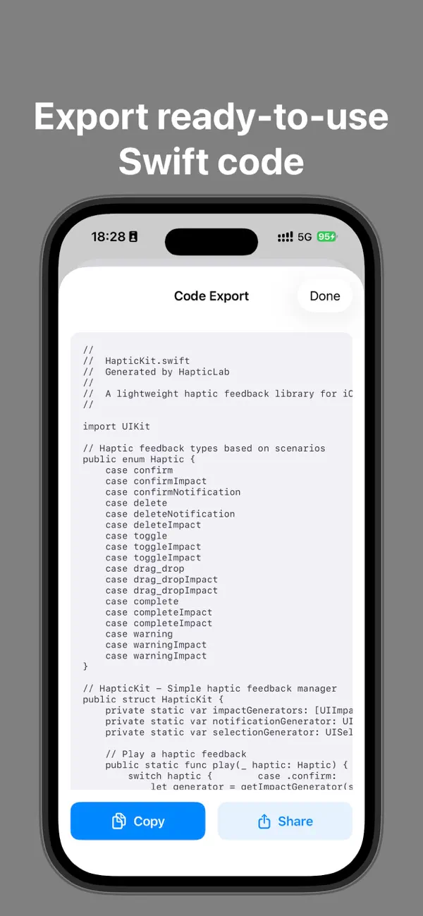 #5. HapticLab - Developer Tool (iOS) De: 小旋 王