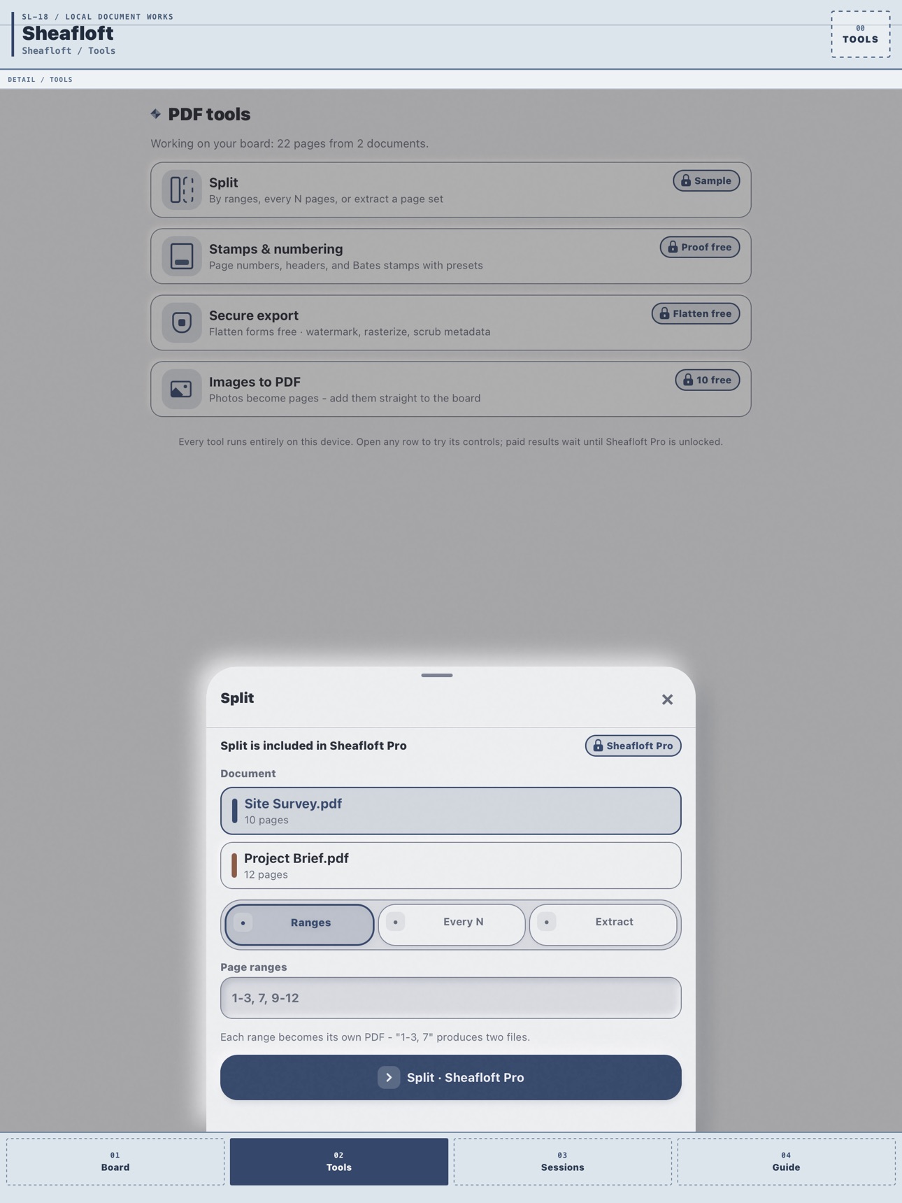 Screenshot 10 of Sheafloft: PDF Workbench