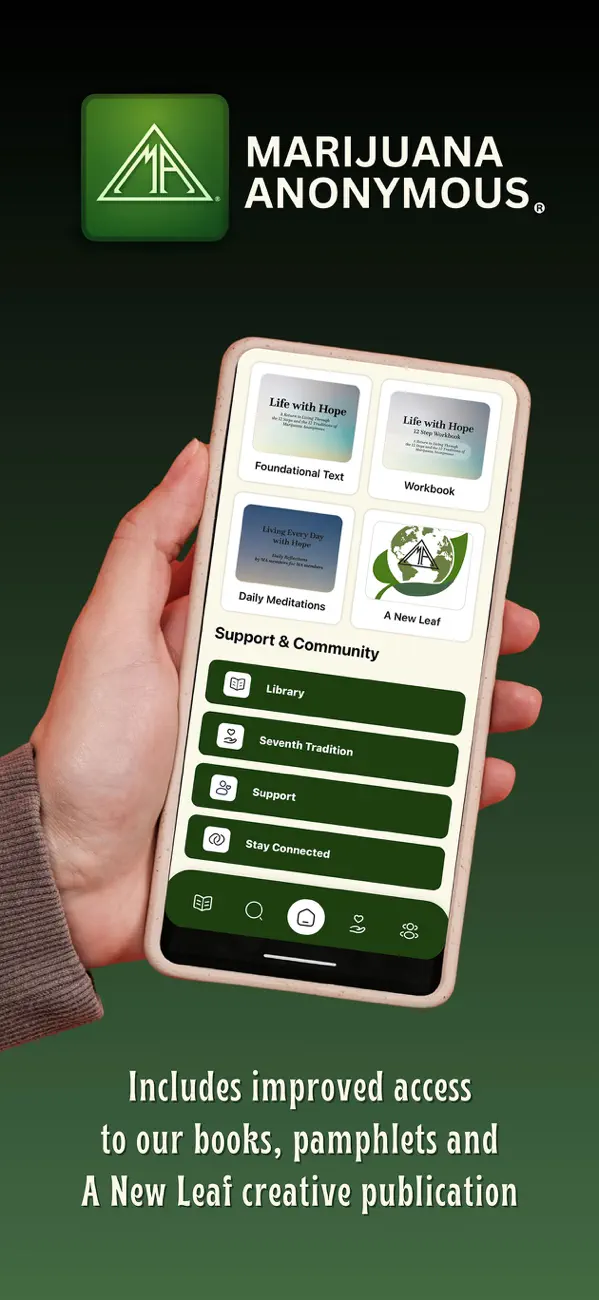 Screenshot #2 pour Marijuana Anonymous App