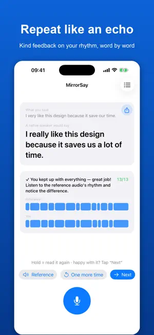 MirrorSay: English Shadowing screenshot 4