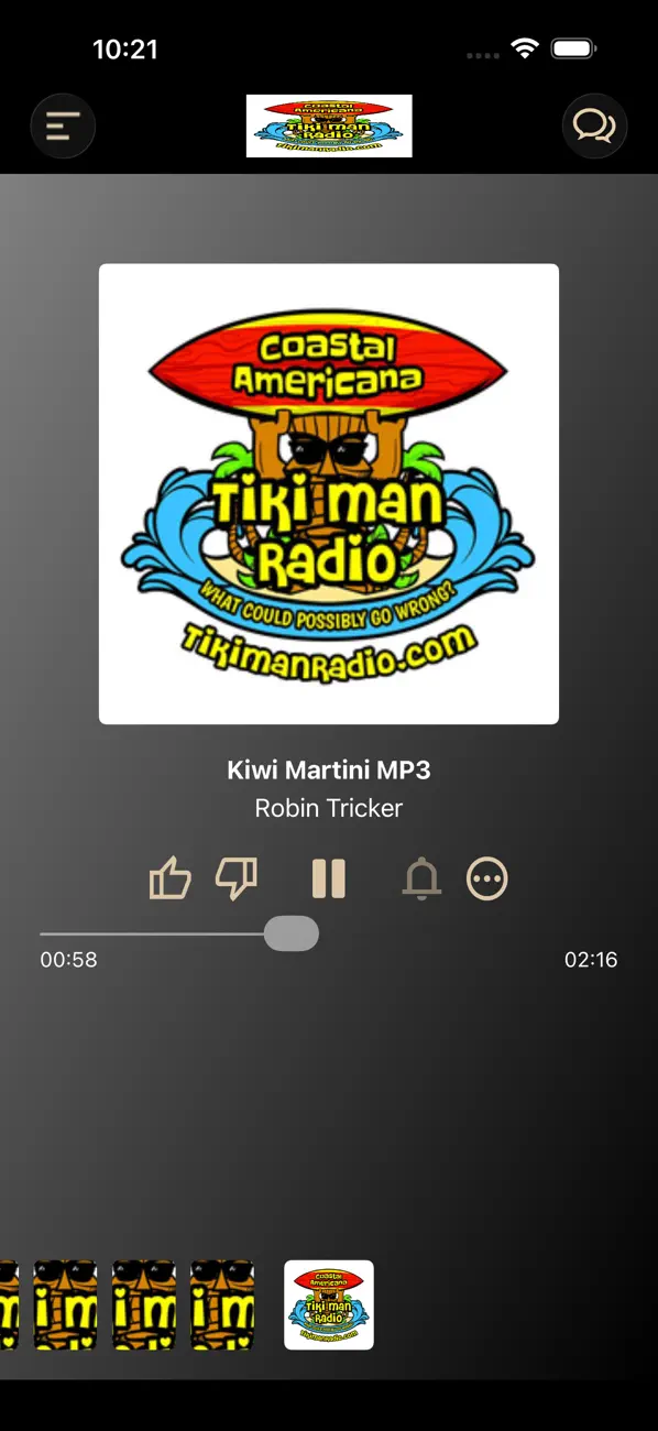 Screenshot #1 pour Tiki Man Radio