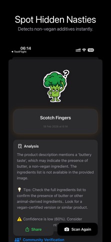Is This Vegan? iPhone screenshot