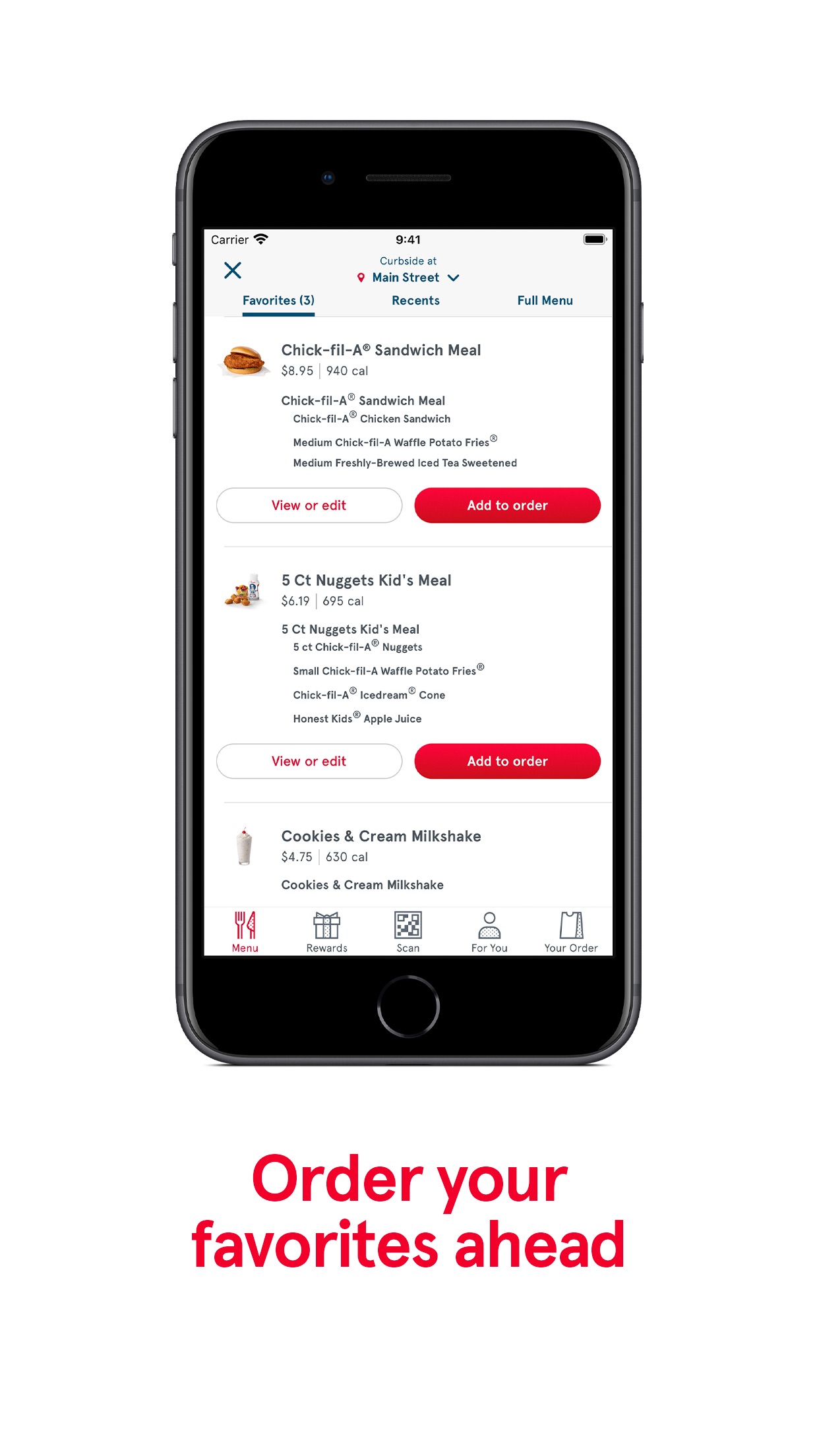 Chick-fil-A screenshot 4