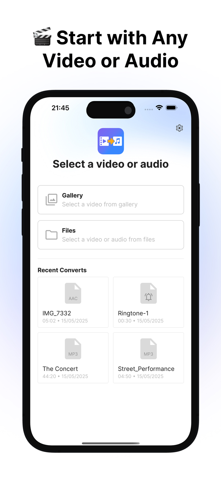 MP3 Converter: Media Converter screenshot 1