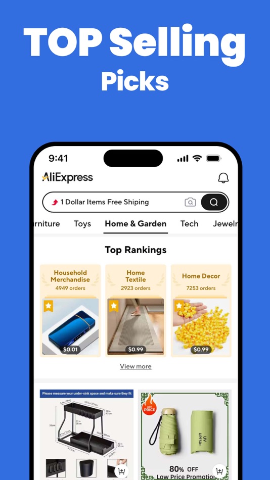 #8. AliExpress - Shopping App (iOS) 由: Alibaba