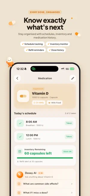Dosely: Medication Reminder screenshot 2