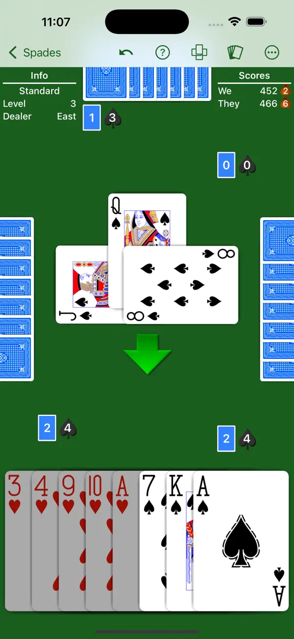 Screenshot #1 pour Spades - Expert AI