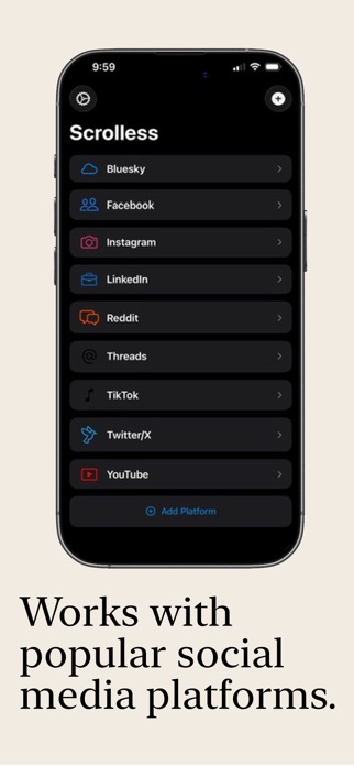 Scrolless: Feed Blocker Screenshot 4 of 5