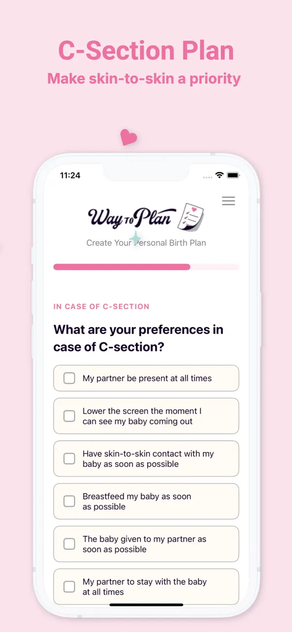 Birth Plan Pregnancy Checklist Screenshot 5