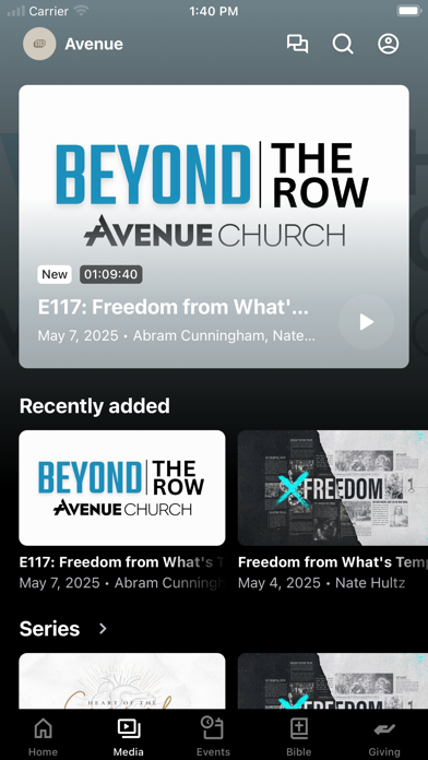 Avenue Church | Ontario Screenshot