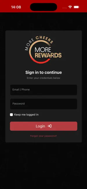 More Cheers , More Rewards iPhone screenshot 1