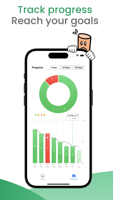 Quit Smoking Cigarette Tracker Screenshot