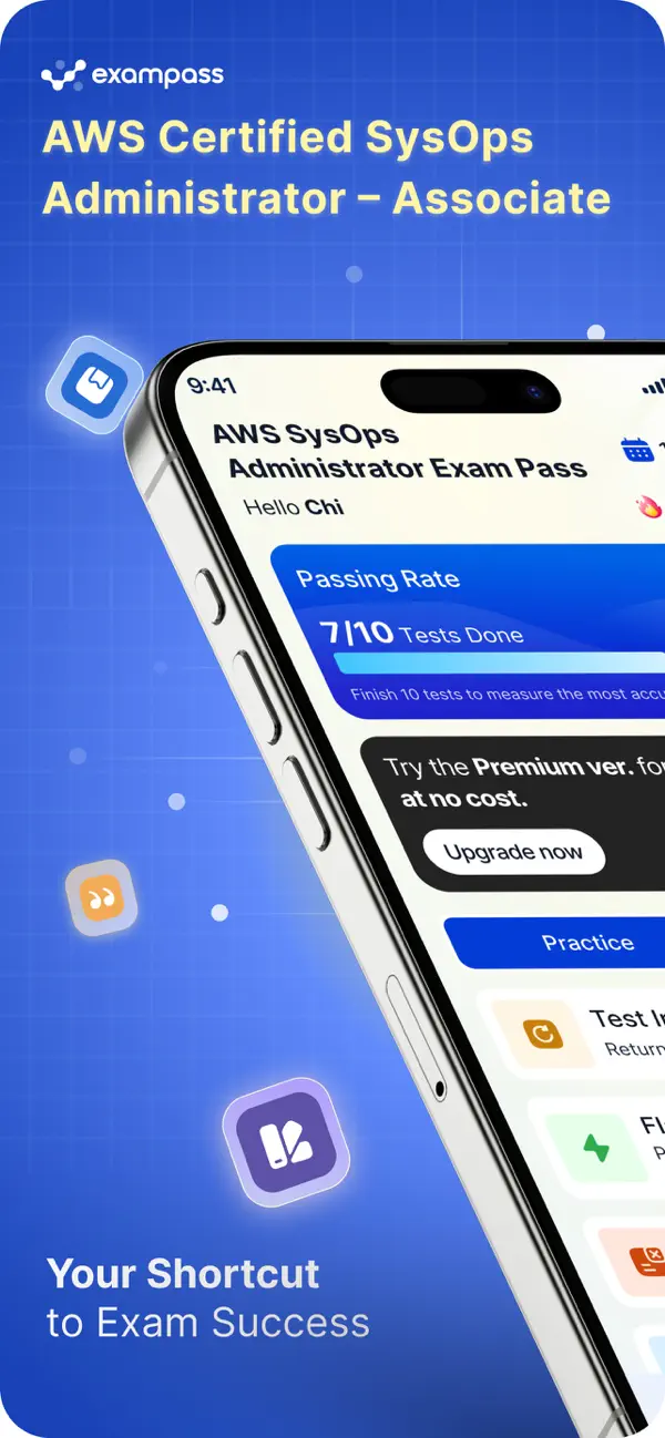 Screenshot #1 pour AWS SysOps Admin Exam Pass