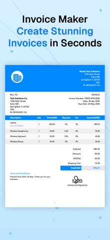 Invoice Maker: Invoice Factory Screenshot 1 of 7