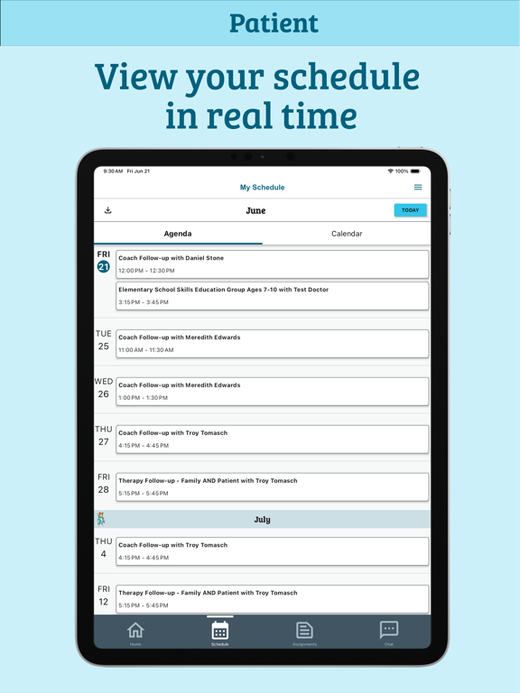 InStride Health iPad screenshot 2 - Health & Fitness app