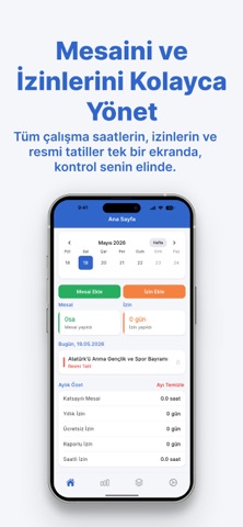 Mesai Takip - Pro Screenshot 3 of 6