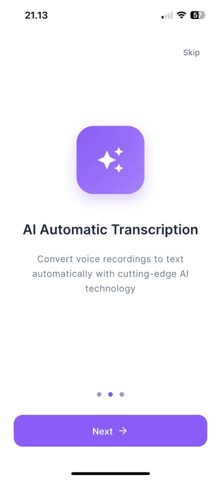 AI VoiceNote Studio screenshot