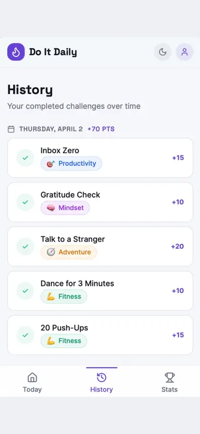 Do It Daily screenshot 2