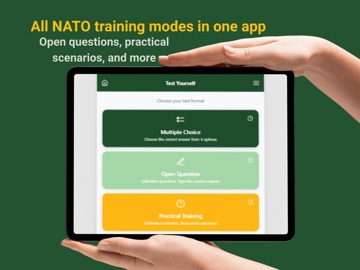 NATO Alphabet Learning iPad screenshot