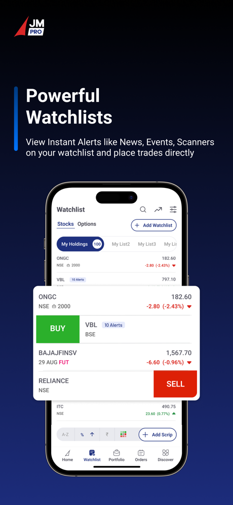 JM Pro: Stocks, IPO & MF screenshot 2