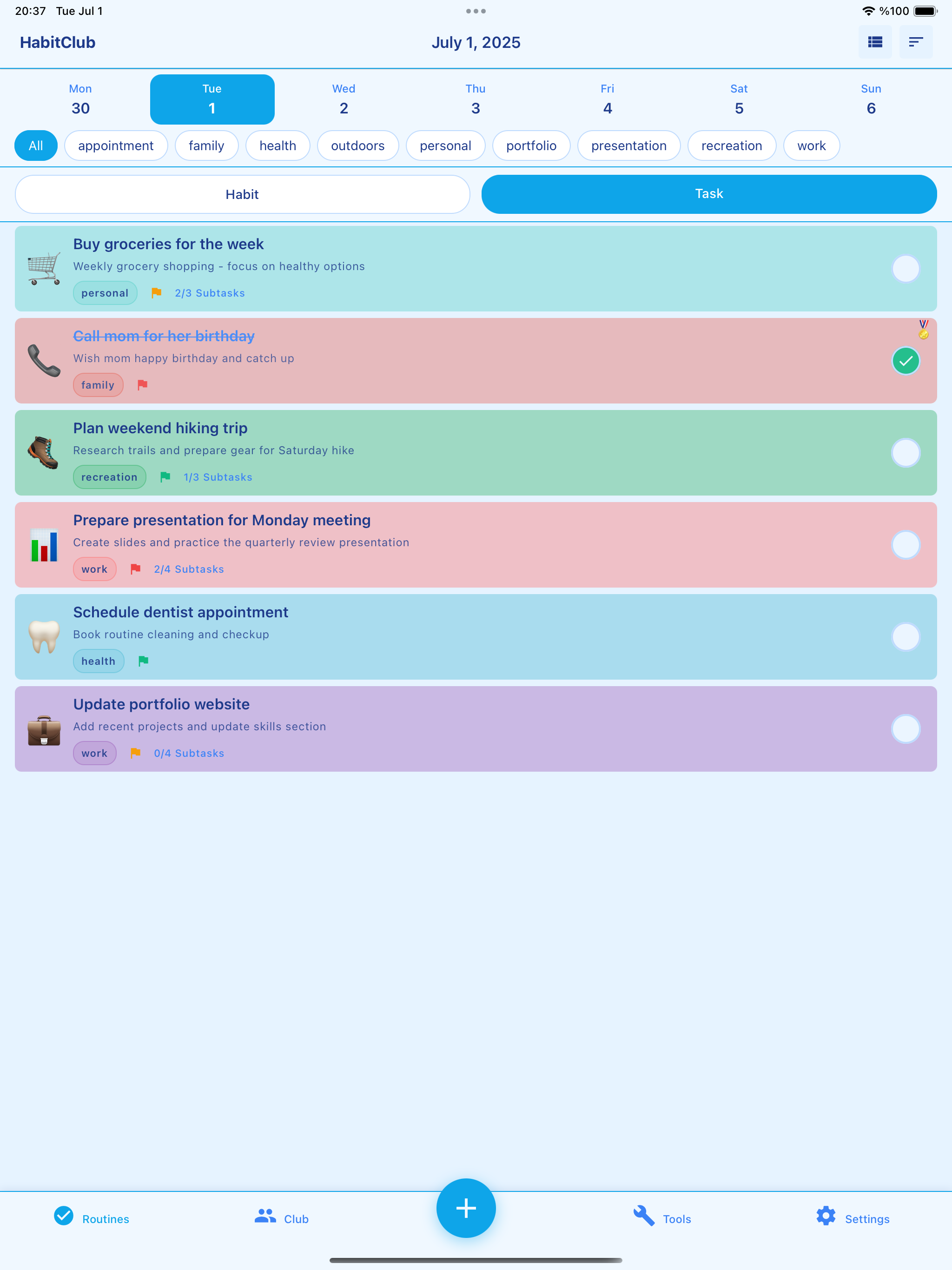 HabitClub - Daily Habit & Task