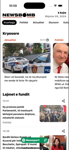 NewsbombAL screenshot