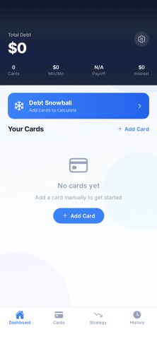 Debt Snowball Planner screenshot