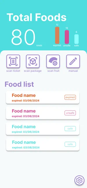 freezerNote screenshot 1