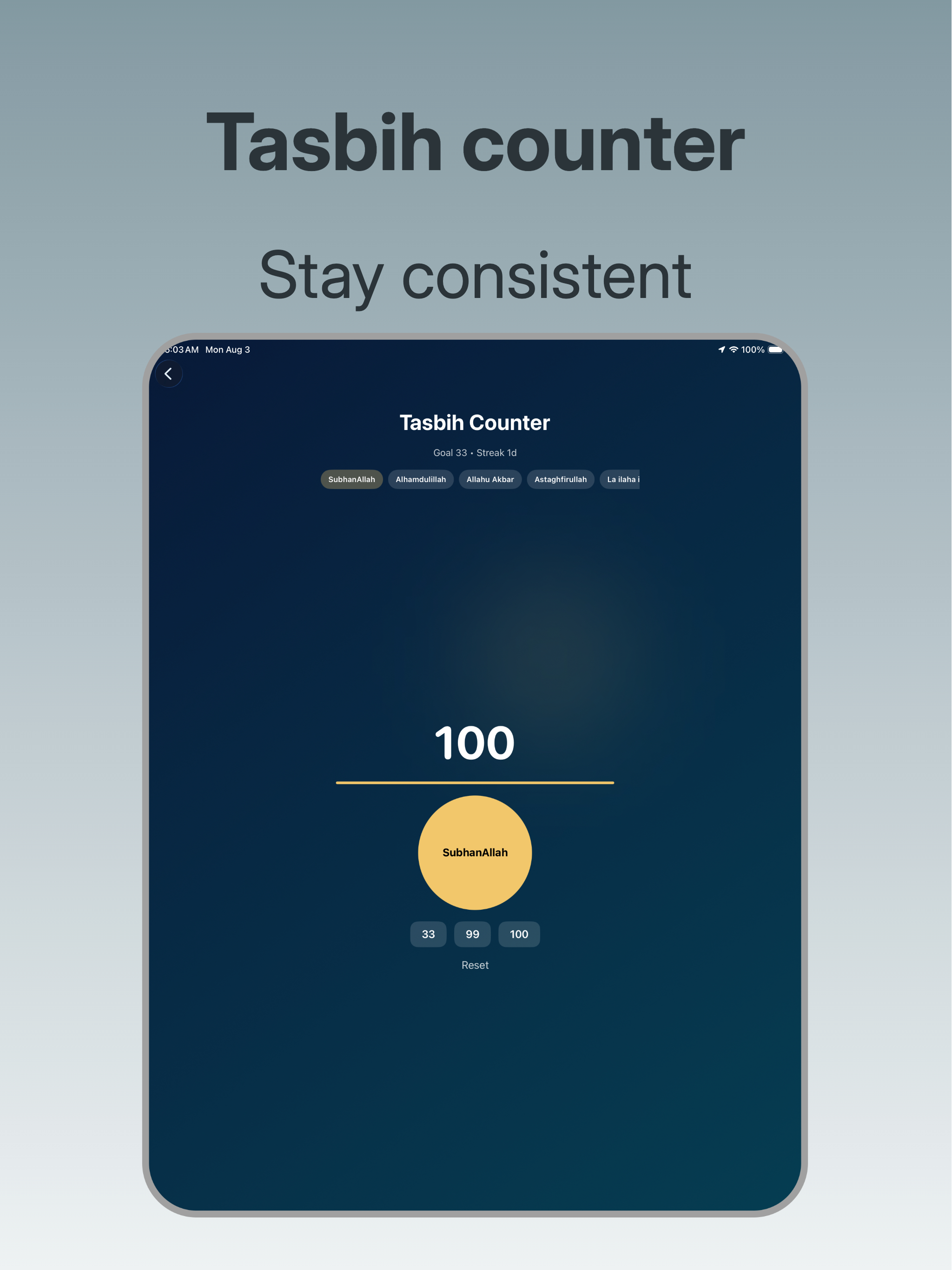 Qibla Compass-Tasbih Counter screenshot 10