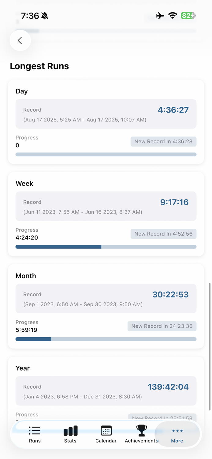 Run Nerd Run - Running Stats
