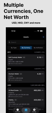 Taproot: Net Worth Tracker Screenshot 3 of 4