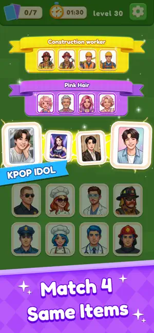Pair Match Solitaire Puzzle screenshot 1