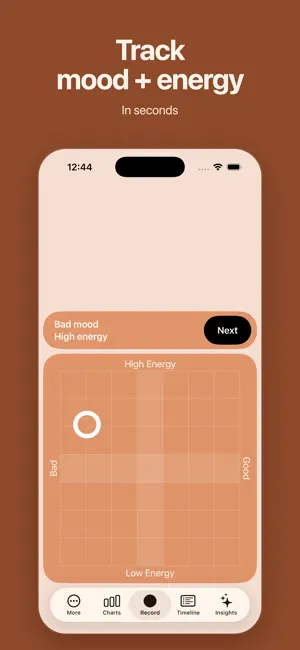 Even Mind: Track Mood & Energy screenshot 1