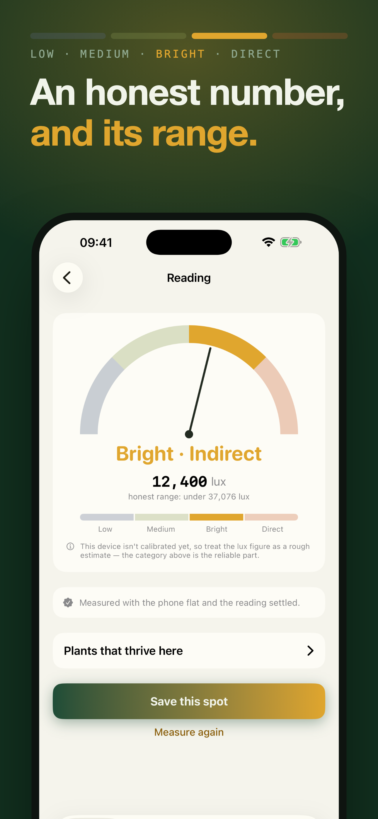 Solspot: Plant Light Meter screenshot 3