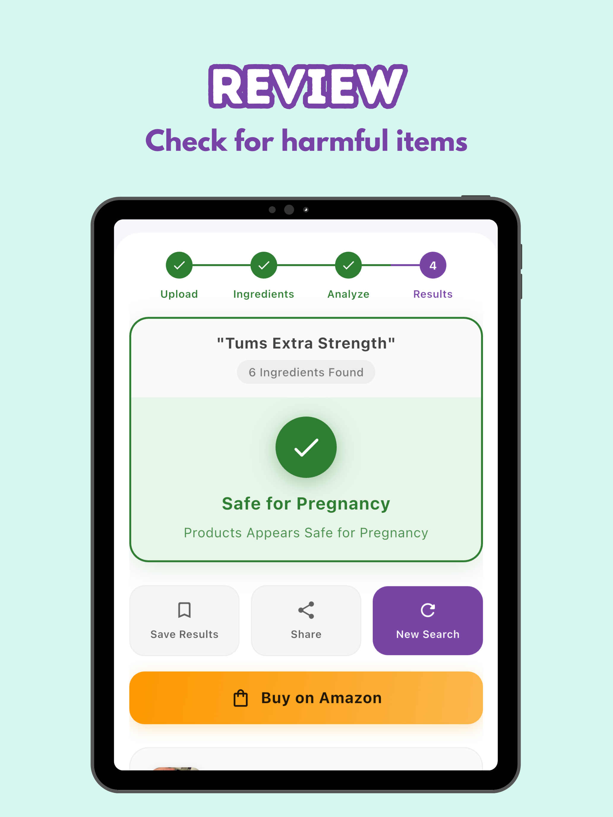 SafeMom: Ingredient Skincare screenshot 11