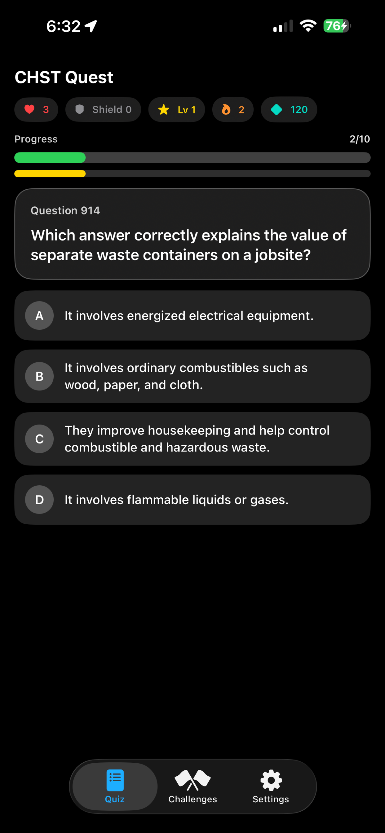CHST Exam Quest screenshot 3