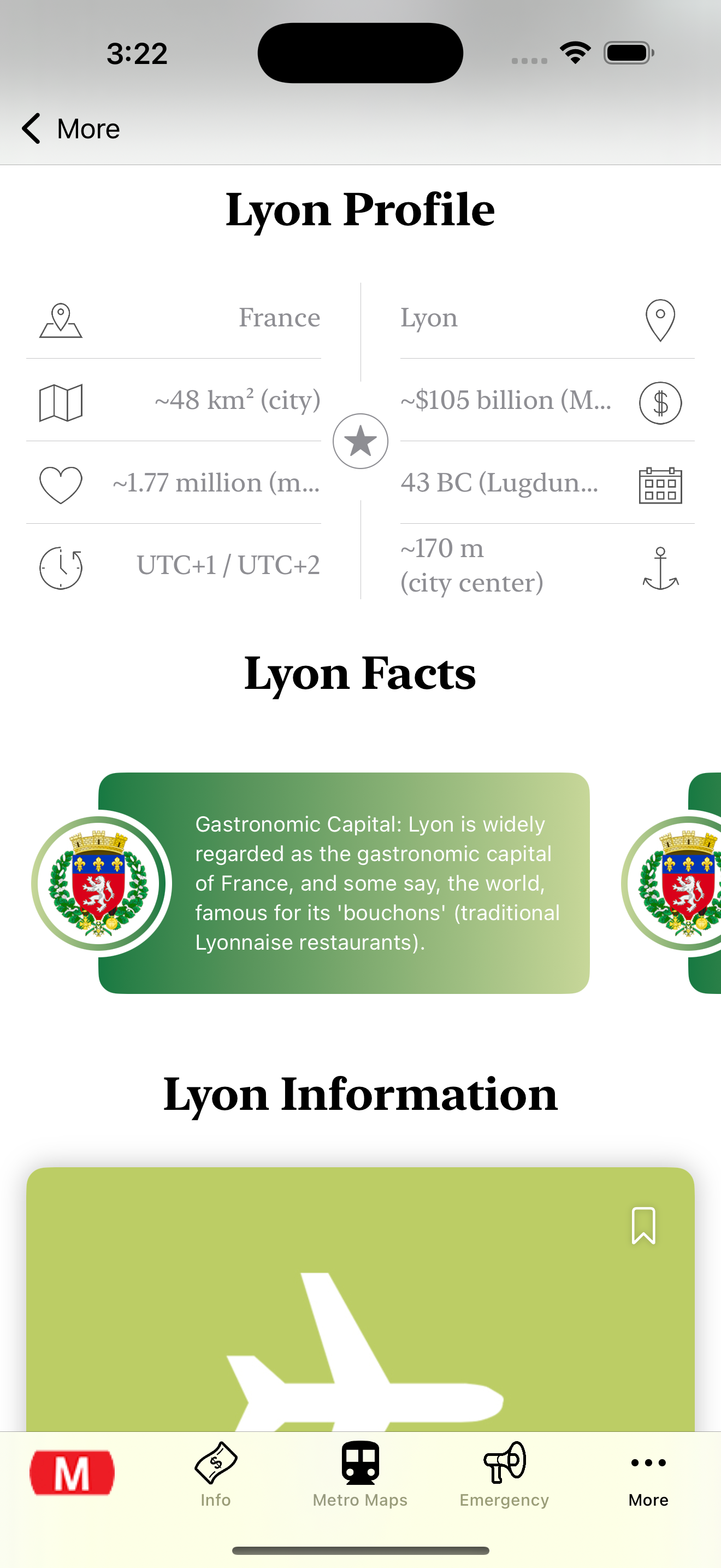 Lyon Subway Map