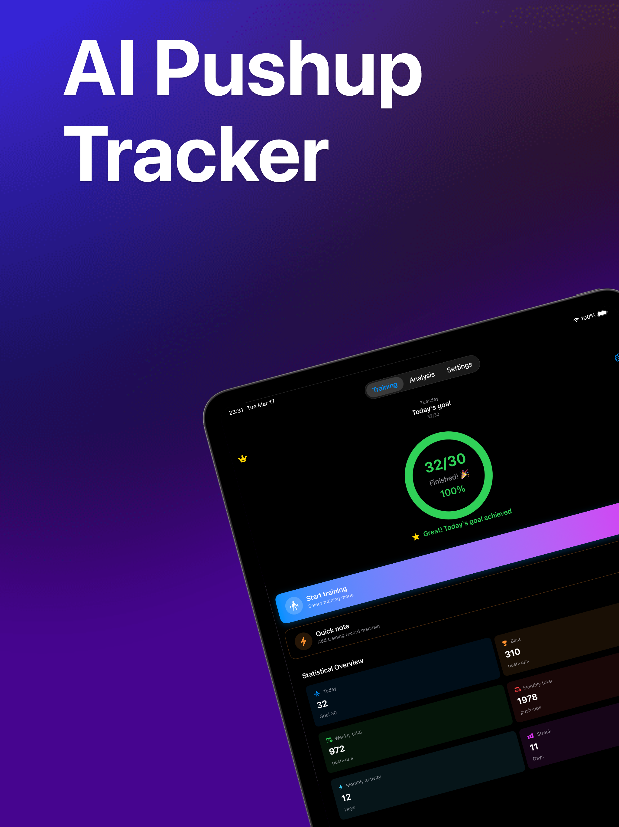 Push Up Counter AI - Home Gym screenshot 9