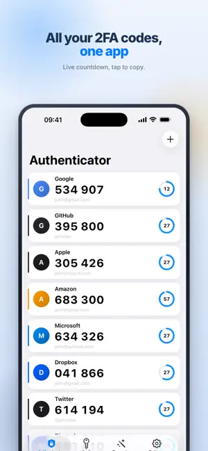 SafeAuth: 2FA Authenticator screenshot 1