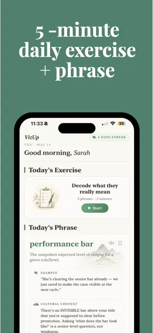 VizUp: Office English Coach screenshot 2