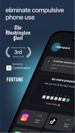ClearSpace: Reduce Screen Time screenshot 1