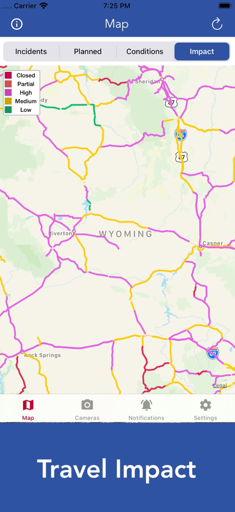Wyoming Road Conditions screenshot 6