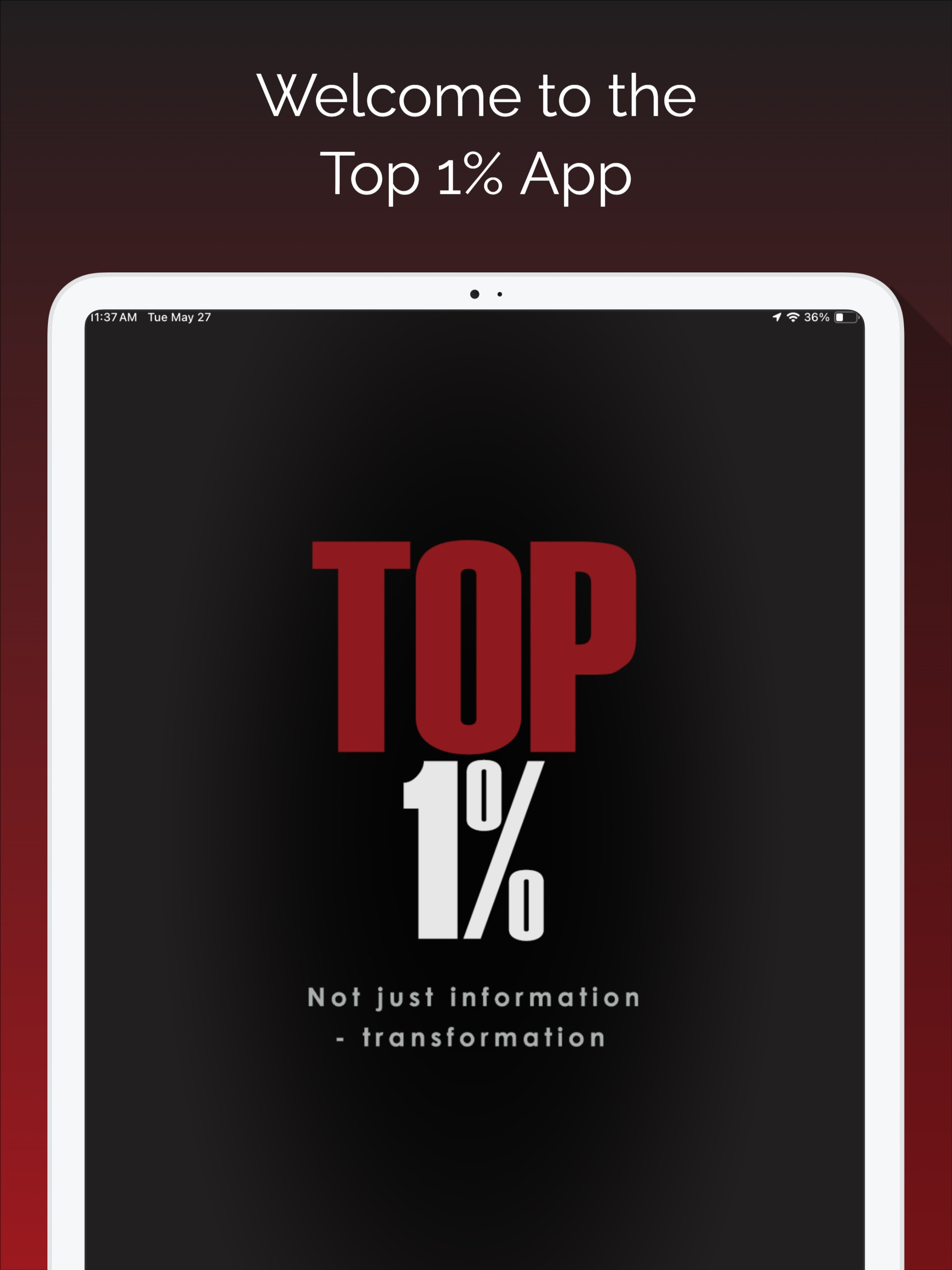 The Top 1% App