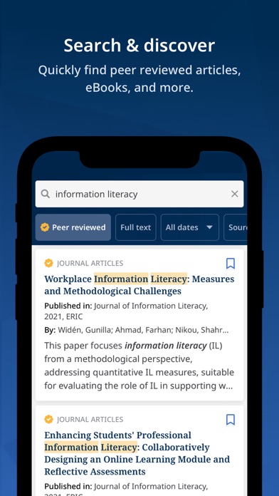 EBSCO Mobile Screenshot