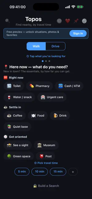 Topos: Nearby by Time screenshot 4