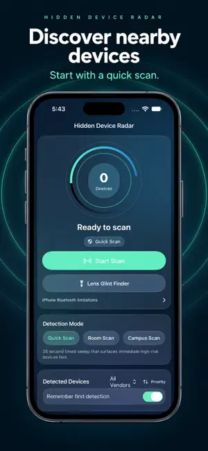 Hidden Device Radar screenshot 1