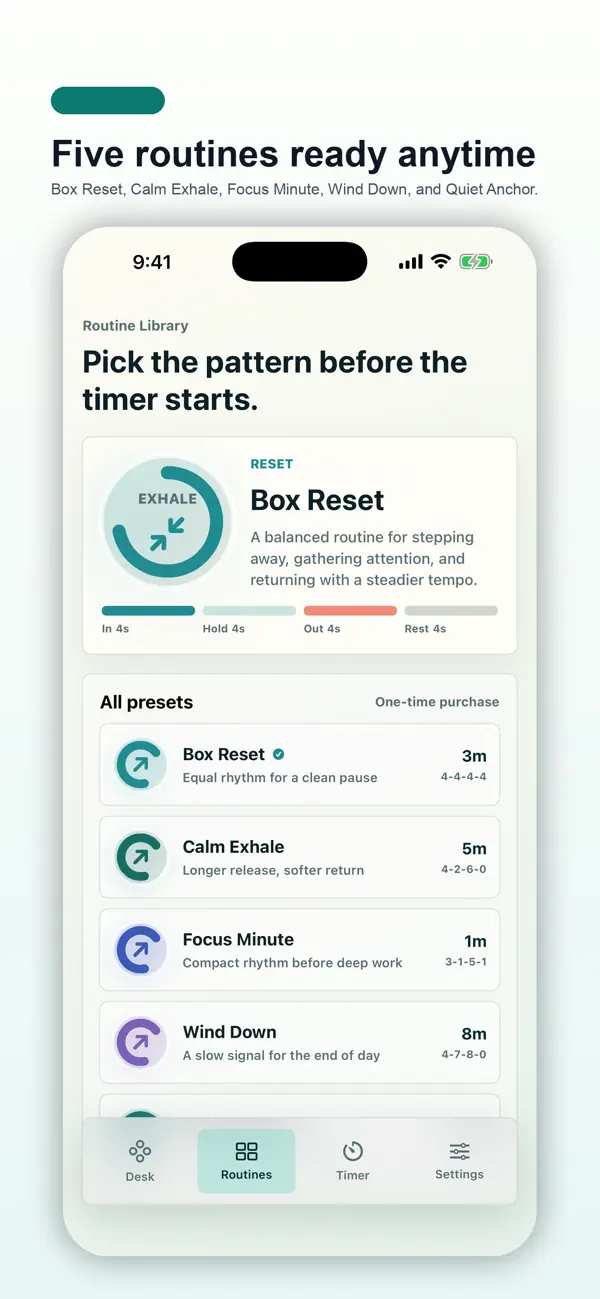 Screenshot #2 pour Breath Anchor Timer